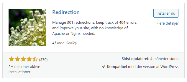 redirection 301 plugin